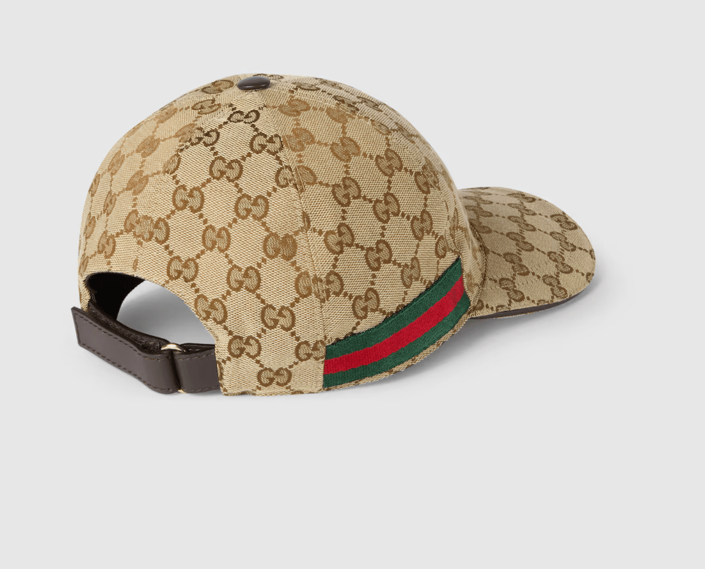 Casquette en toile GG avec détail bande