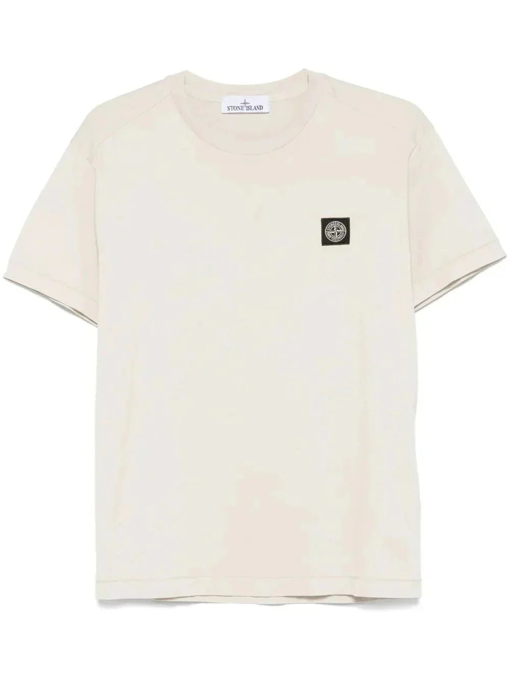 Stone Compass-patch cotton T-shirt