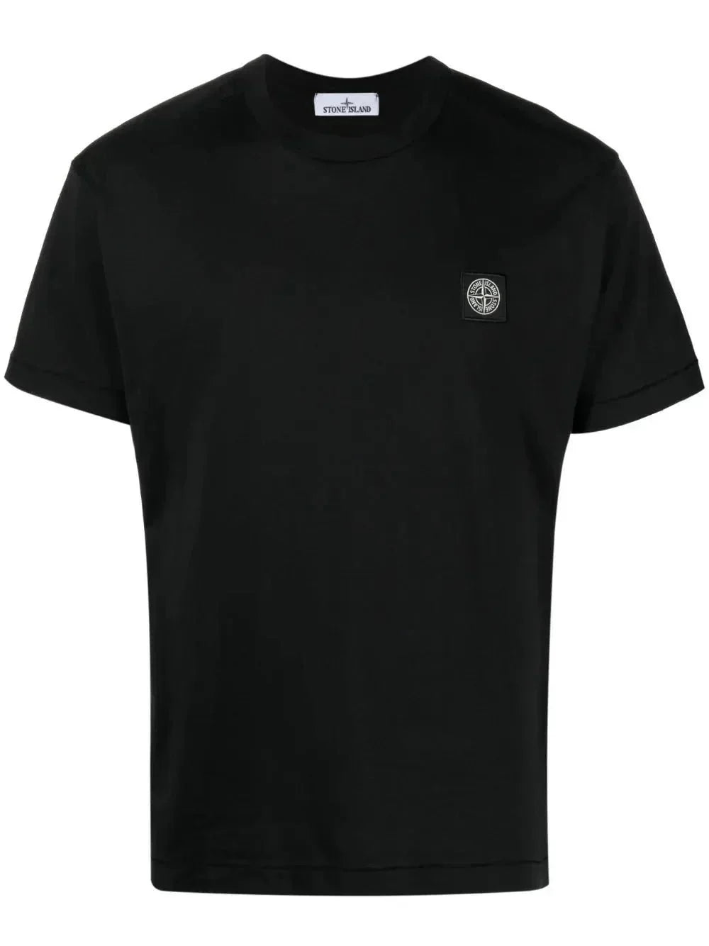 Stone Compass-patch cotton T-shirt