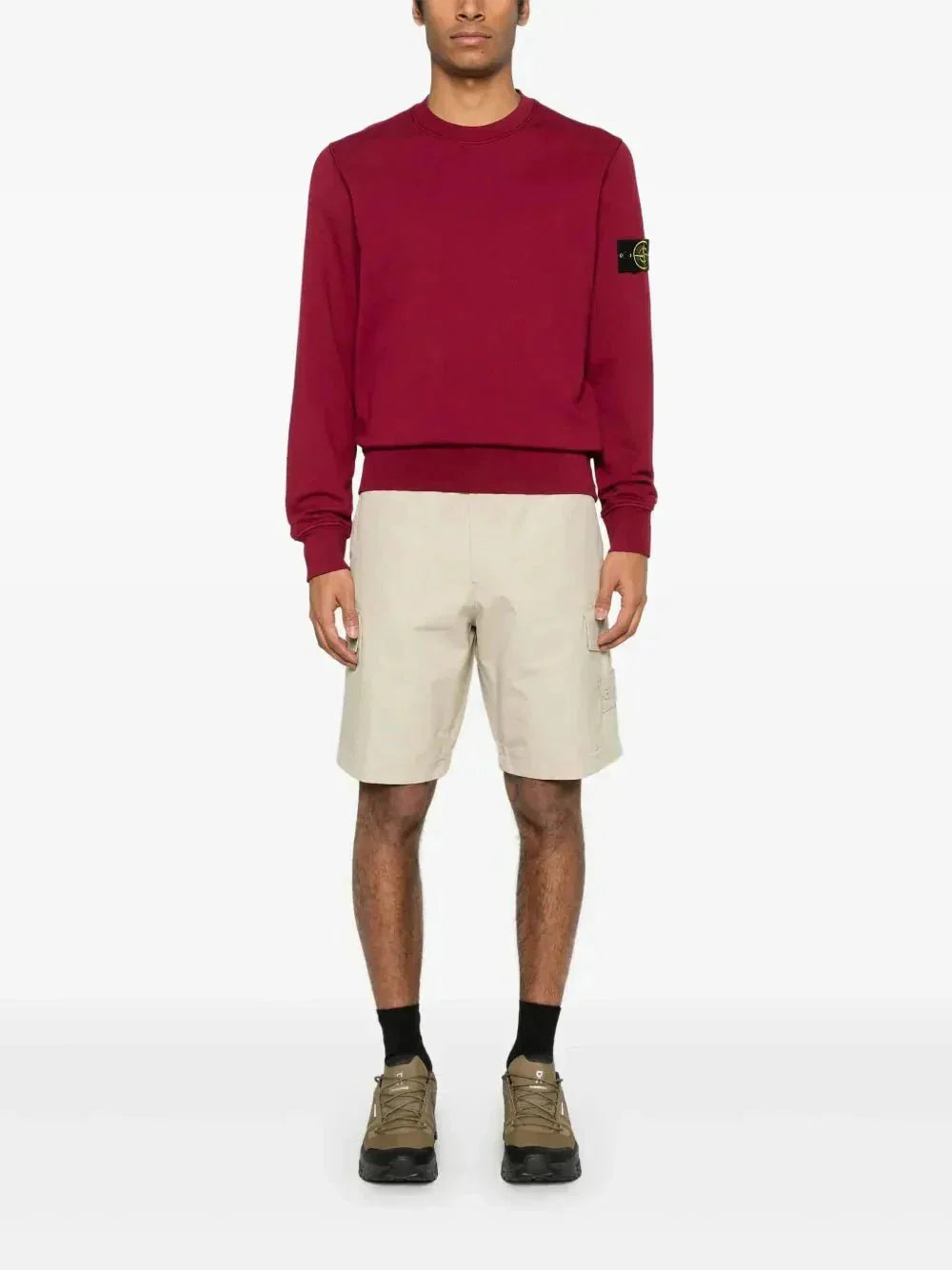 Stone Compass-patch sweatshirt