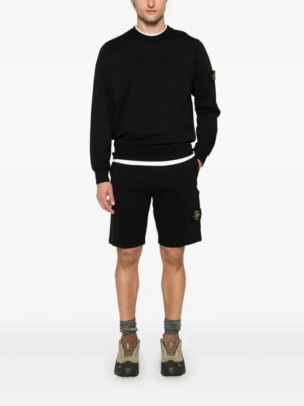 Stone Compass-patch sweatshirt