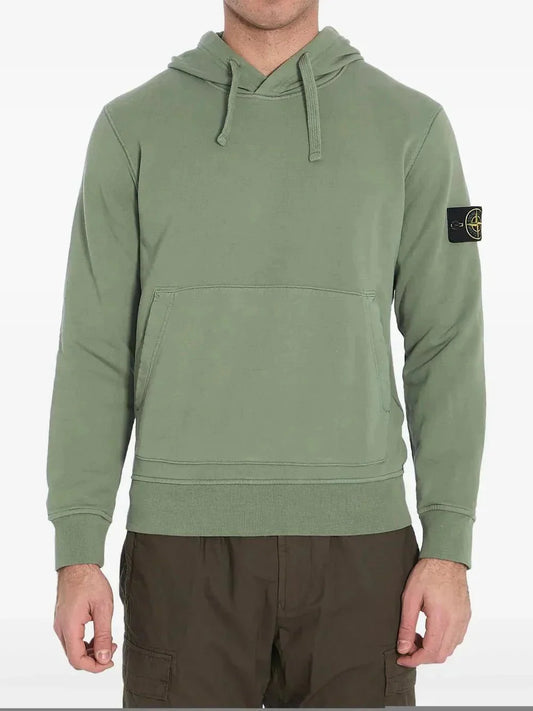 Stone hoodie à patch Compass
