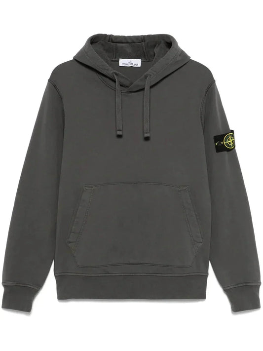 Stone hoodie à patch Compass
