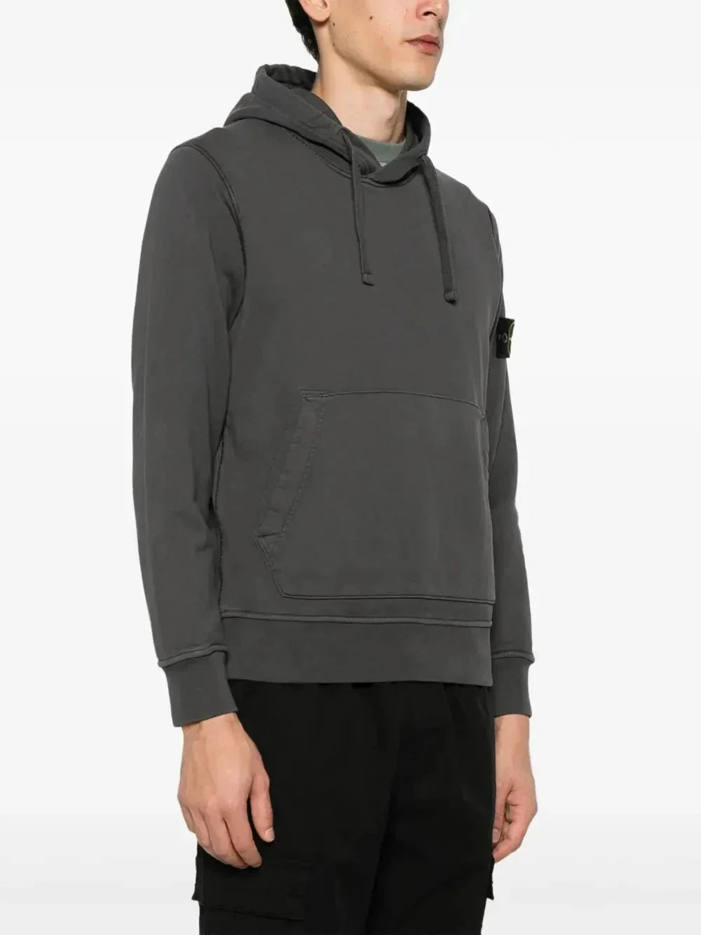 Stone hoodie à patch Compass
