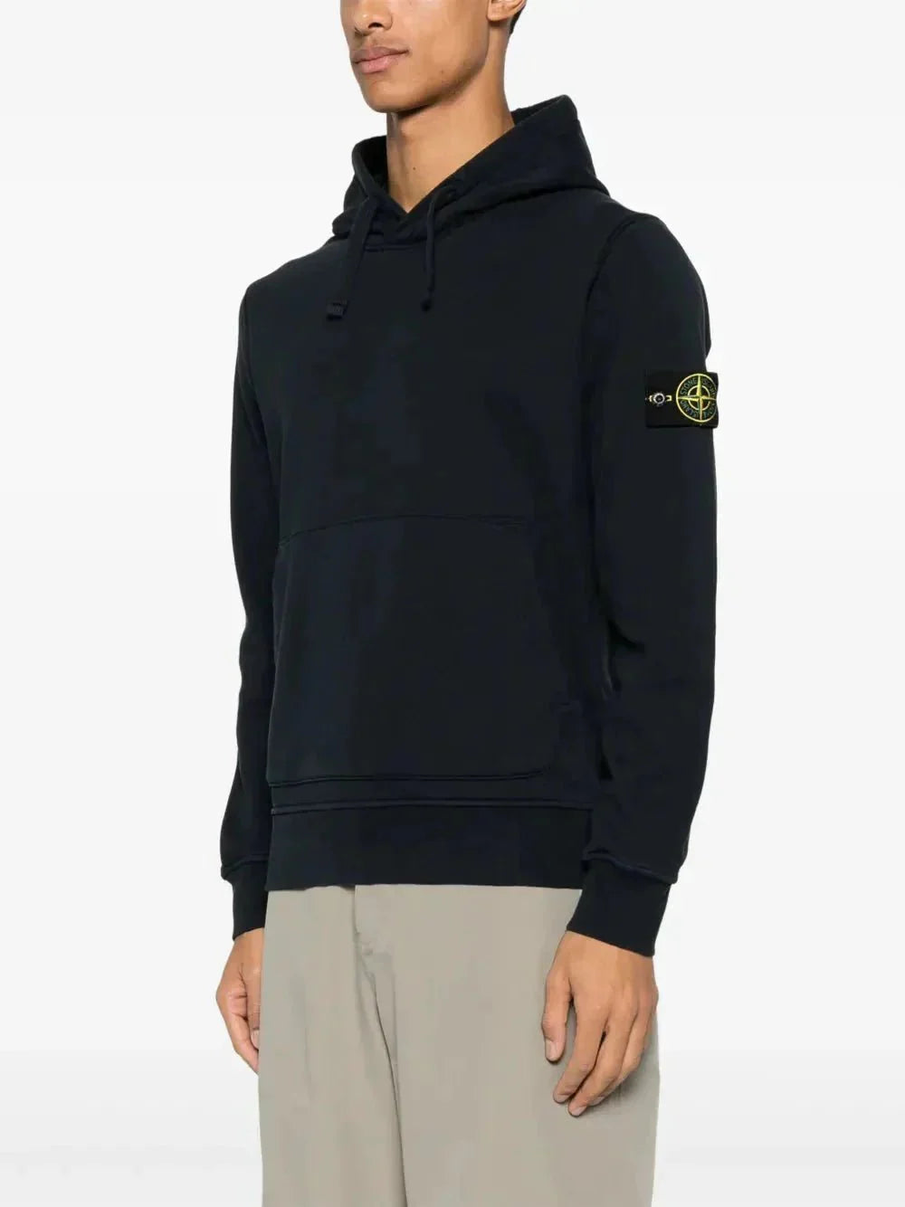 Stone hoodie à patch Compass