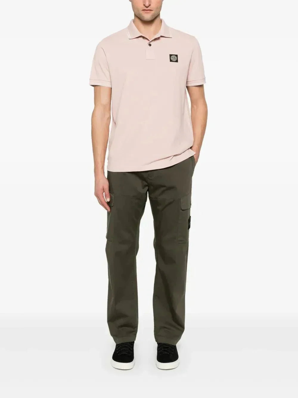 Stone pantalon cargo à patch Compass