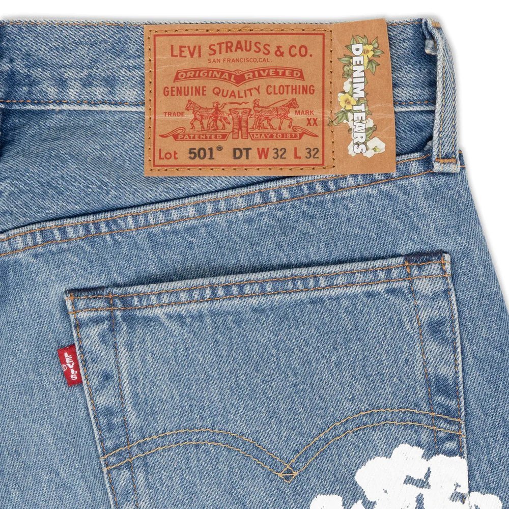 TEARS JEANS BLUE
