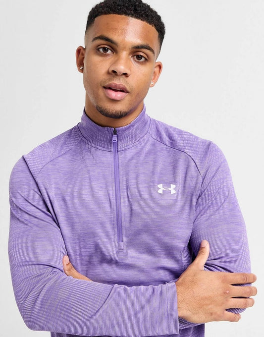 UA Haut Zippé Tech Textured Homme