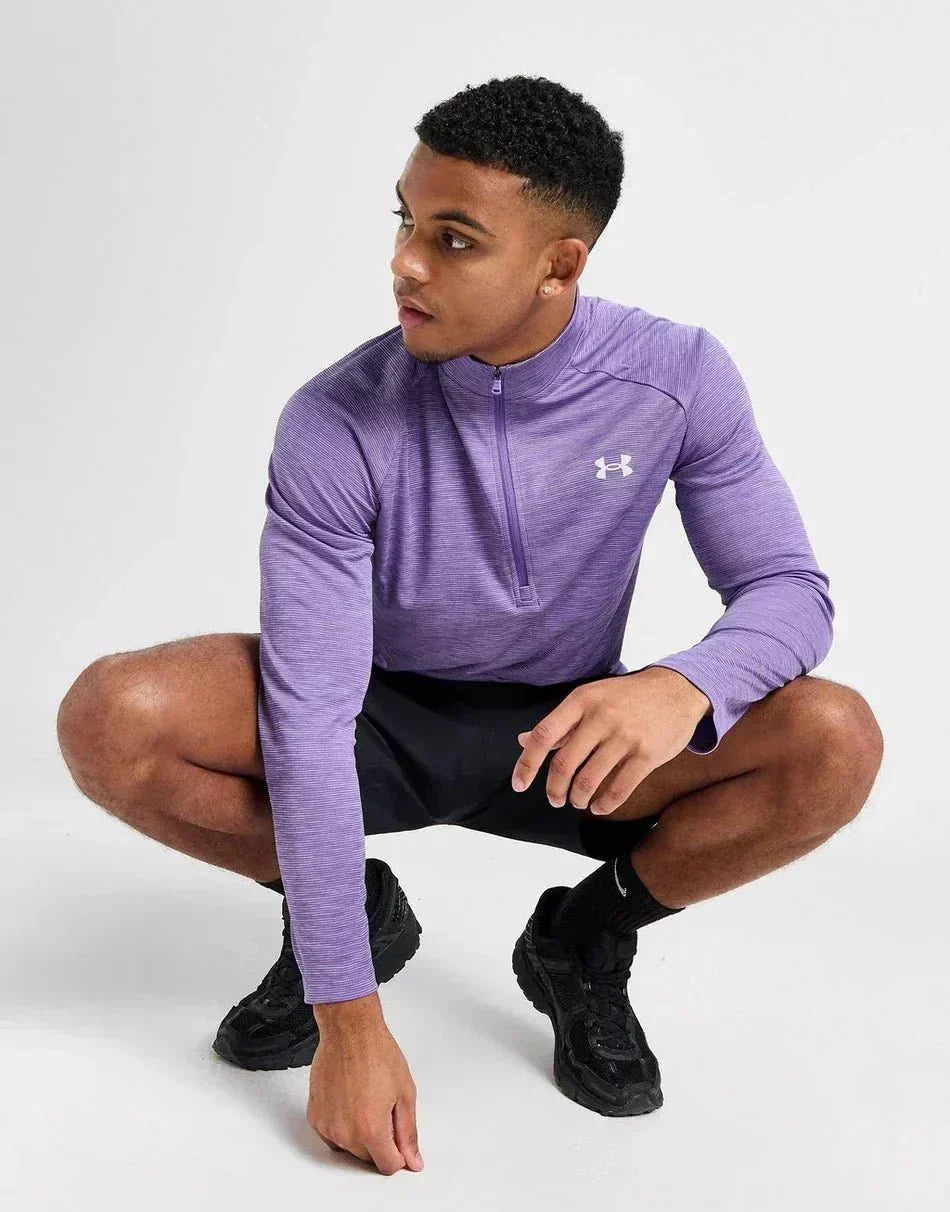 UA Haut Zippé Tech Textured Homme