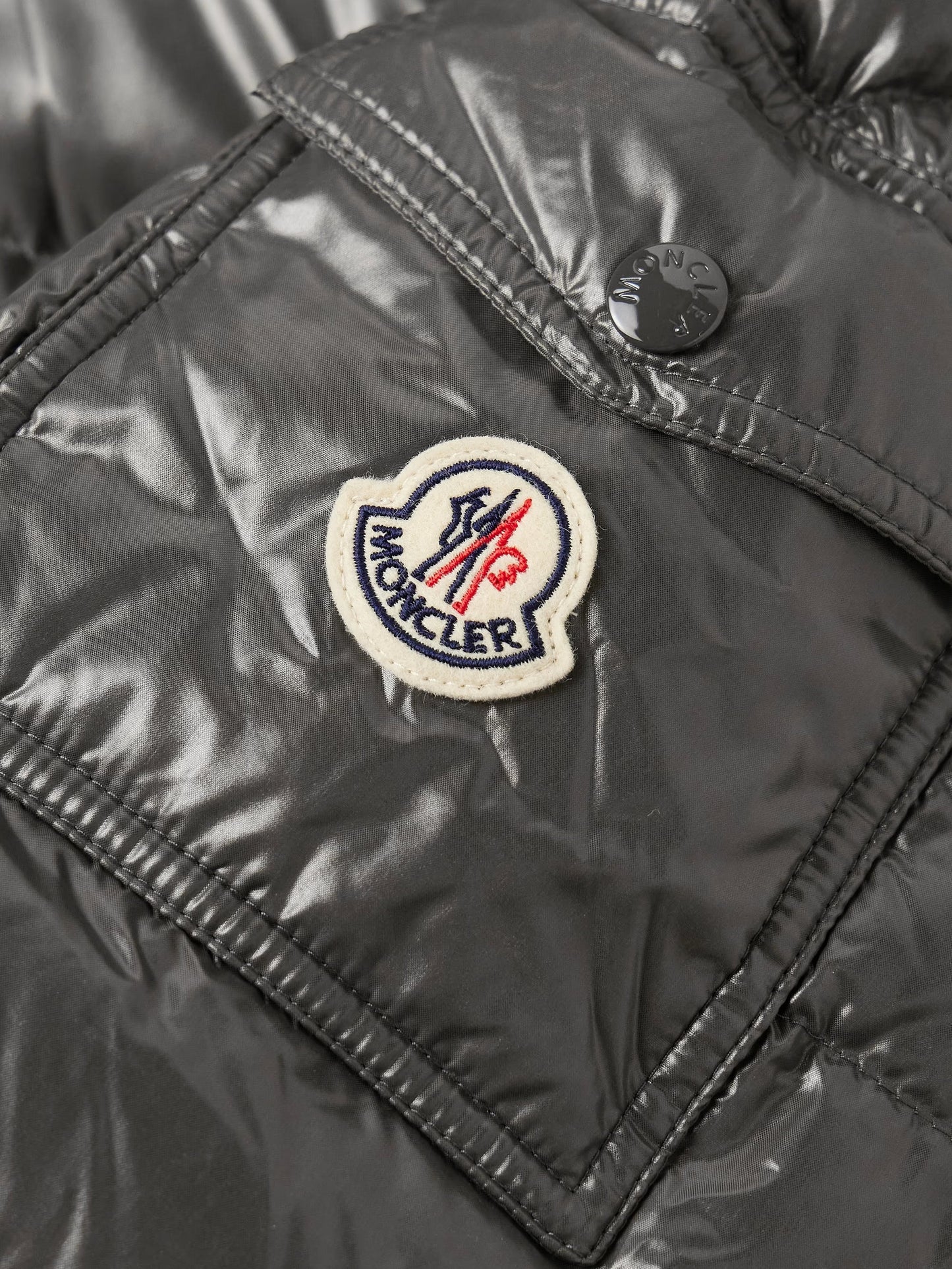 Maya Logo-Appliquéd Quilted Nylon Hooded Down Jacket