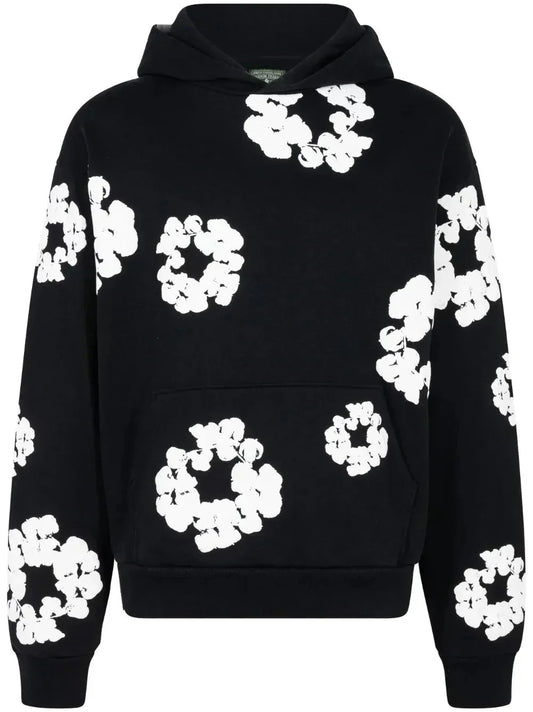 hoodie Wreath en coton