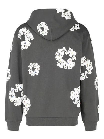 hoodie zippé Rhinestone Wreath