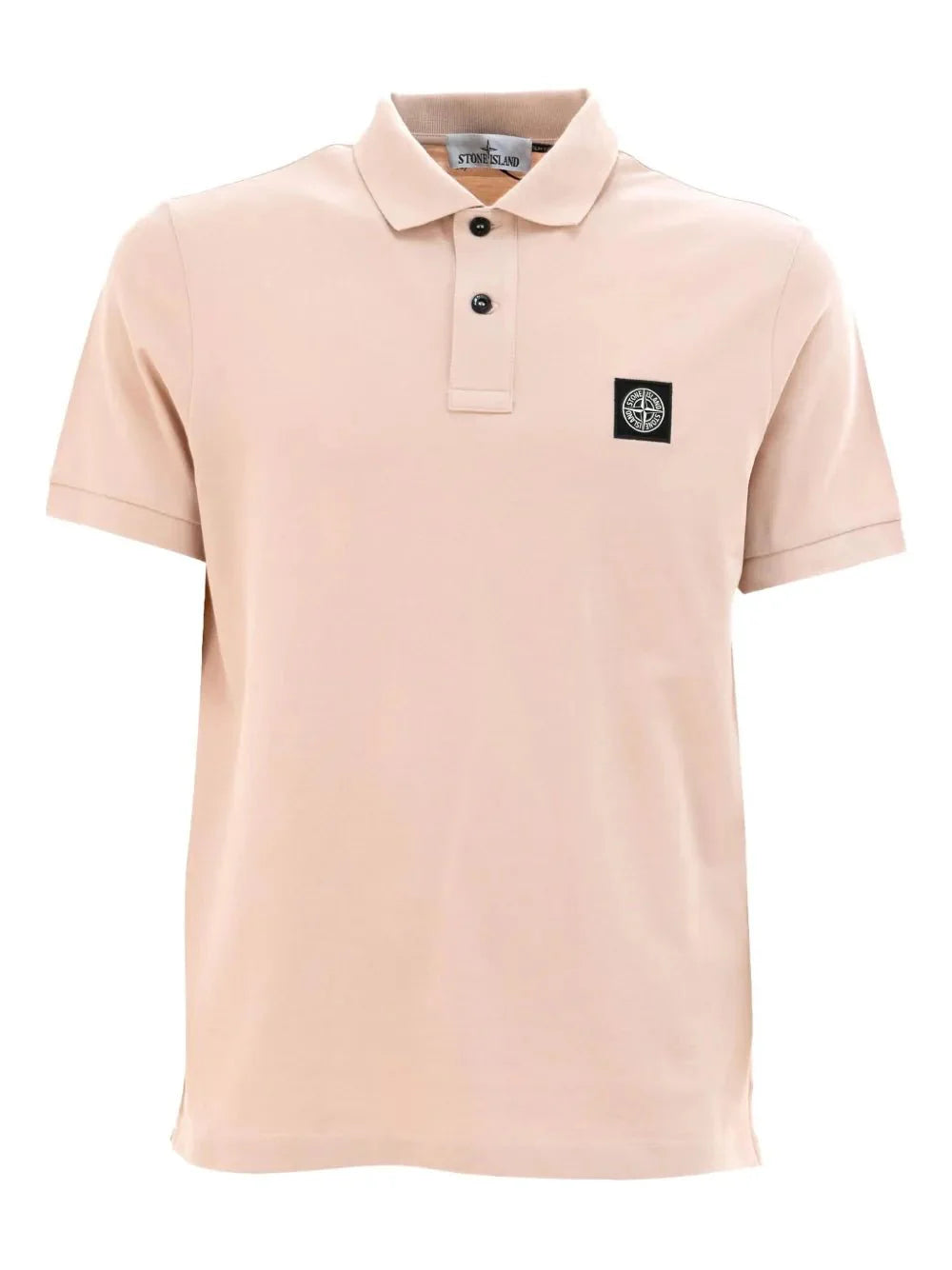 logo-patch polo shirt