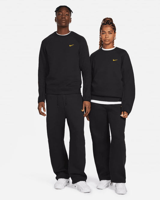 NK Tech Fleece Blue Zip-Up Ensemble (Bas + Haut)