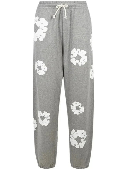 pantalon de jogging à lien de resserrage