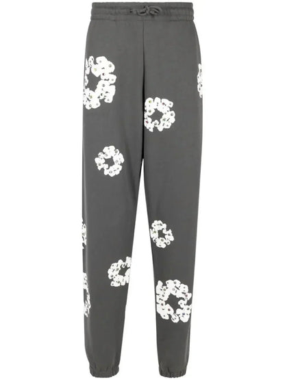 pantalon de jogging à logo strassé
