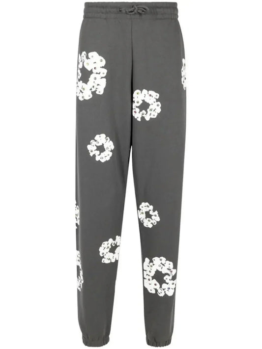 pantalon de jogging à logo strassé