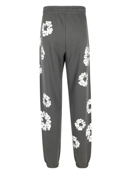 pantalon de jogging à logo strassé