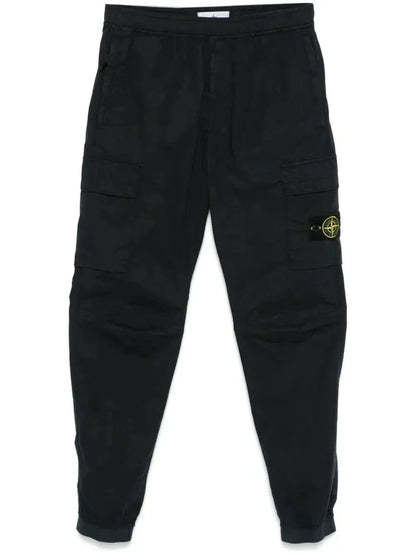 Stone cargo track pants