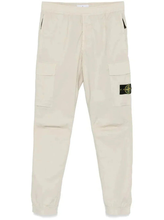 Stone cargo track pants
