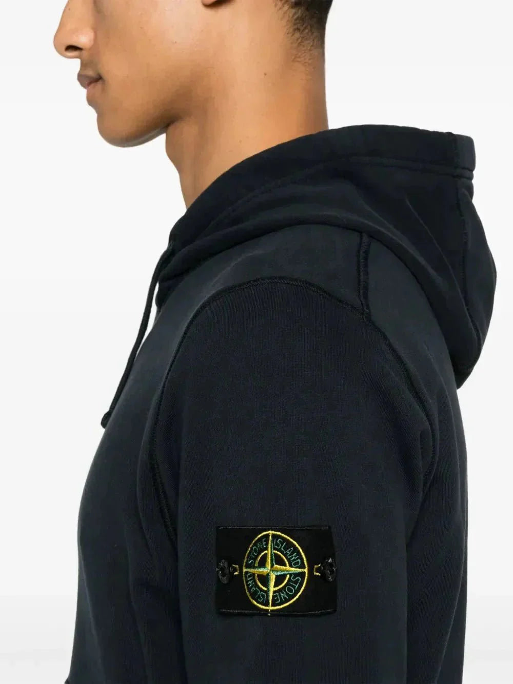 Stone hoodie à patch Compass