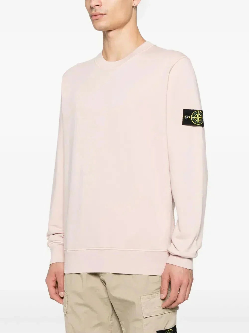 Stone Sweat en coton à patch Compass