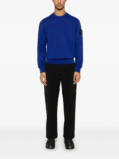 Stone sweat en coton à patch Compass